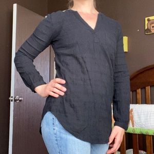 Old Navy Black Tunic Shirt